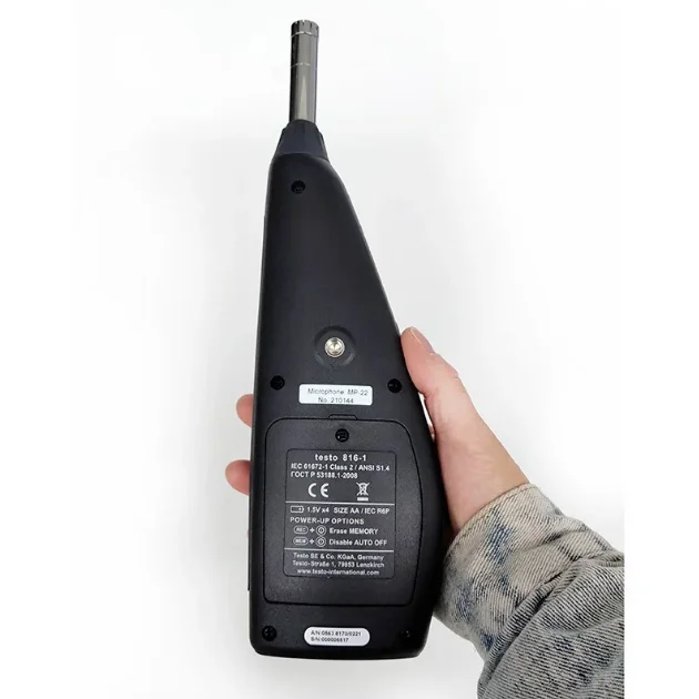 New Genuine Testo 816-1 Sound Level Meter Portable Datalogger Noise Measuring Instrument