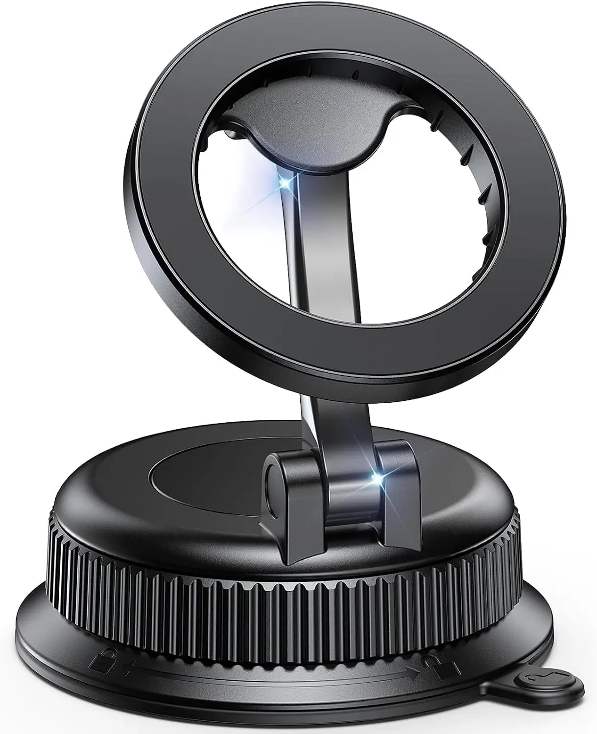 

Car Phone Holder for , Reinforced Zinc Alloy Hinge, Suction Cup Car Phone Mount for Dashboard/Windshield, 360° Rotatable & Foldable Phone Holder for iPhone 17 16 15 14 13 12