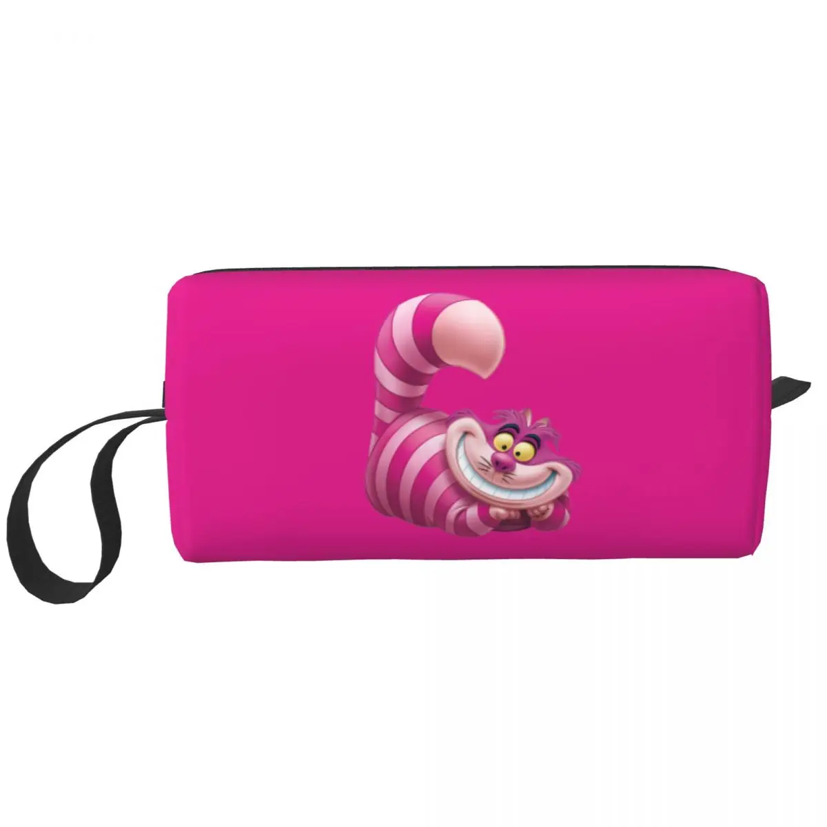 

Custom Cheshire Cat Manga Cosmetic Bag Women Kawaii Large Capacity Alice In Wonderland Makeup Case Beauty Storage Toiletry Bags