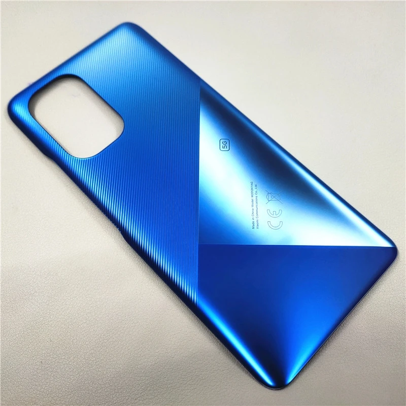 For Xiaomi Poco F3 5G Glass Back Battery Cover Replacement Rear Housing Door Case