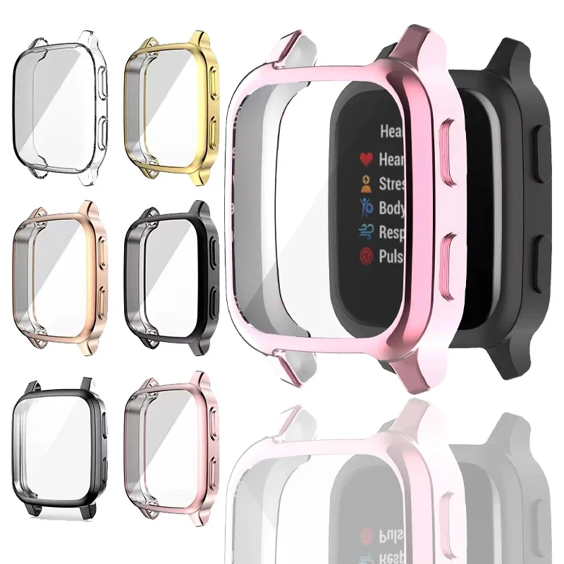 

Чехол для Garmin Venu SQ2/SQ 2, музыкальный защитный чехол из ТПУ на весь экран, защитный чехол для Garmin Venu SQ, музыкальные чехлы, аксессуары в виде ракушки