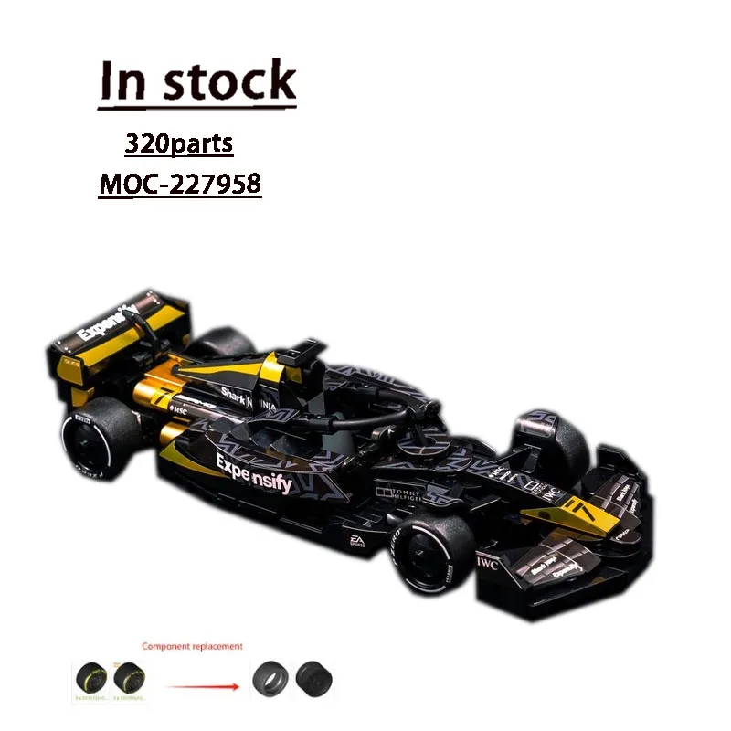 

MOC-227958 New APX GP F1 Racing Sports Car Building Block Model 320 PartsMOC Creative Boy Kids Birthday Building Blocks Toy Gift