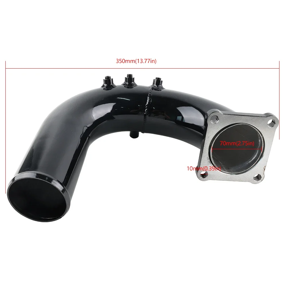 High Flow Engine Air Intakes Parts Intake Elbow Tube Pipe For 2003-07 Dodge Ram 5.9L Cummins Diesel Black