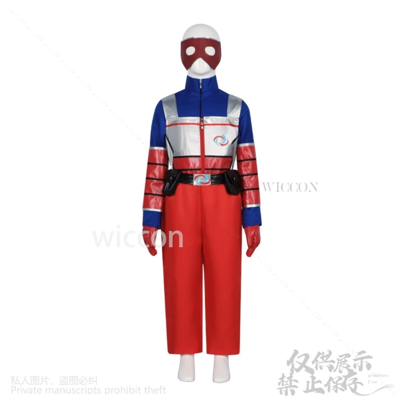 Anime Cartoon Kids Children Henry Cosplay Costume Uniform Mask Wigs Danger Boys Vest Pants Belt Outfits Halloween Carnival Suit