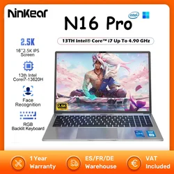 Ninkear n16 pro gaming laptop 13. intel i7-13620H wifi 6 16-Zoll 2,5 k ips 165hz 32gb ddr4 1tb ssd büro computer notebook