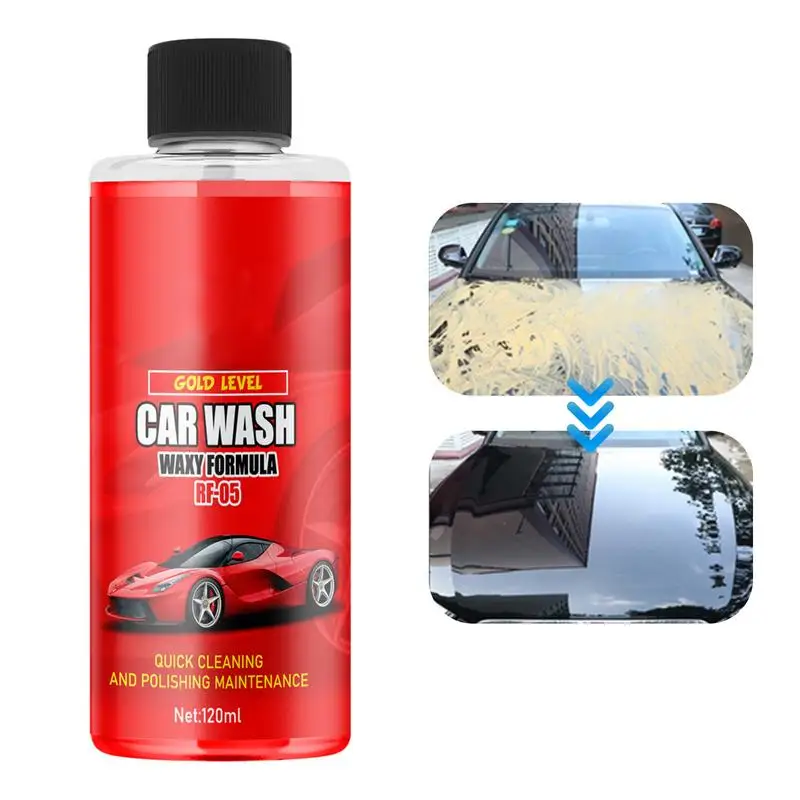 

Car Wash Car Polishing Maintenance 120ml Multi-purpose Scratch-Free Car Wash Liquid Car Detailing Quick And Easy For Cars SUVs