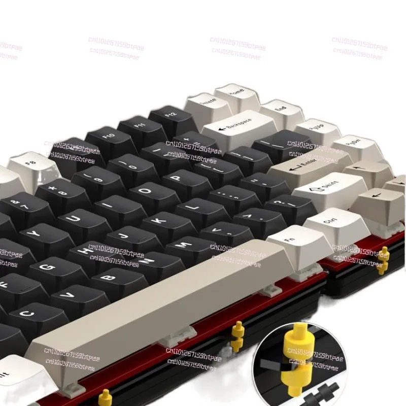 

Mechanical Keyboard Aluminium Alloy Tri Mode RGB Wireless Customized Hot-swap Keyboard RGB GASKET Pc Accessories Gifts