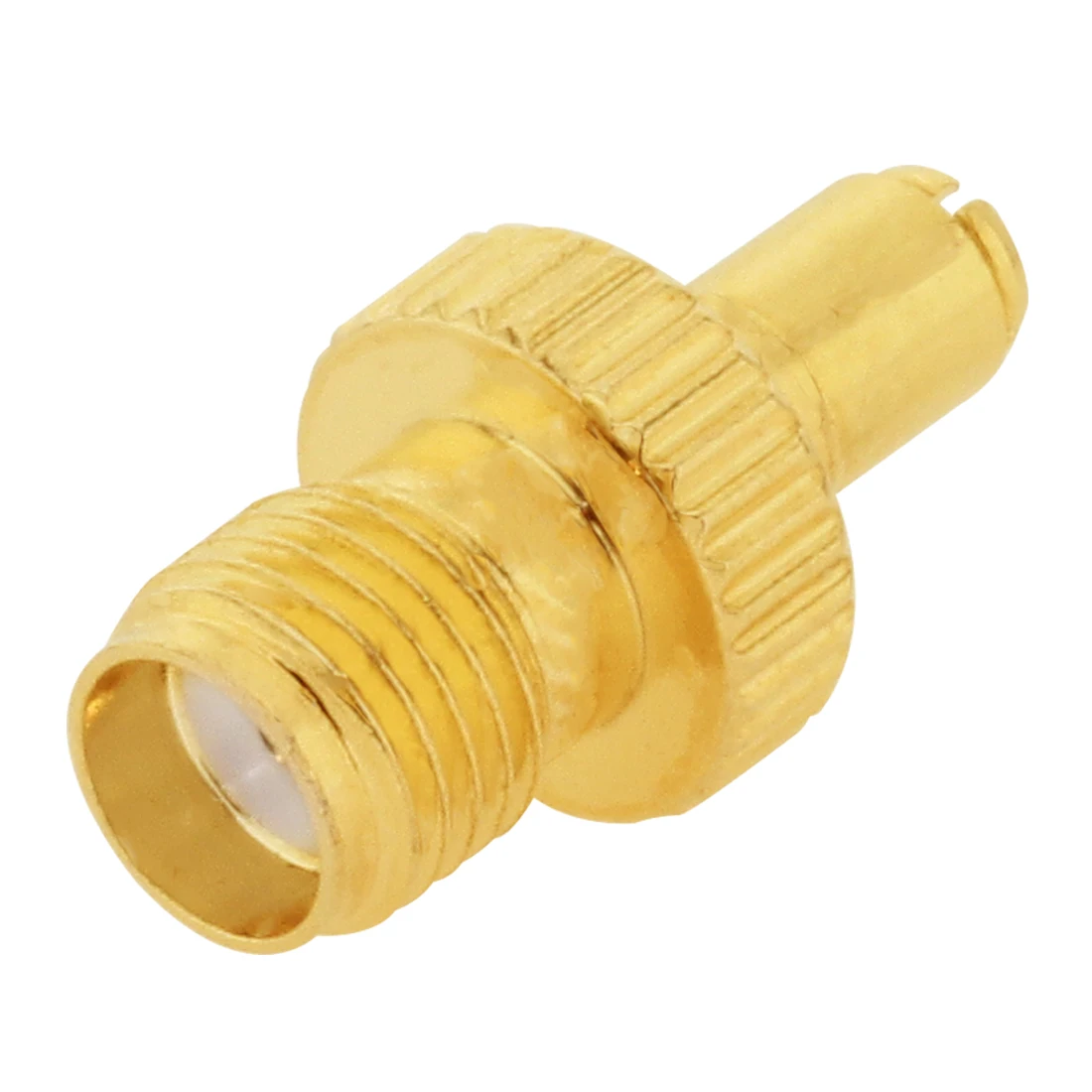 Adaptateur coaxial RF plaqué or SMA femelle vers prise mâle TS9, droit, polygone, nickelé, vente en gros, nouveau, 1 pièce