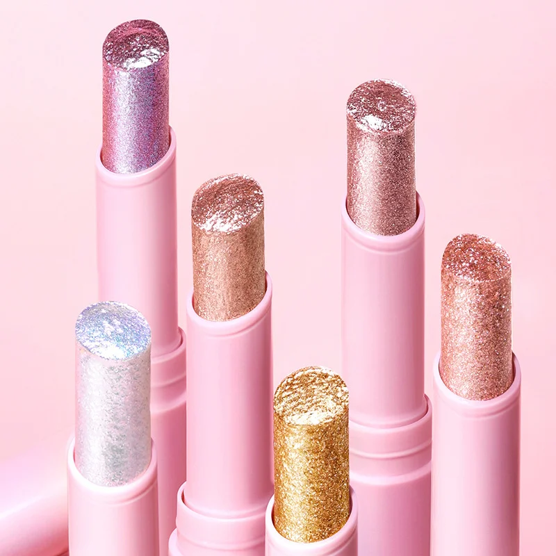 LIFE GIRLS Jelly Multistick|Sombra de ojos y resaltador de gel de agua|1-Swipe Shimmer/mate|12 colores de larga duración