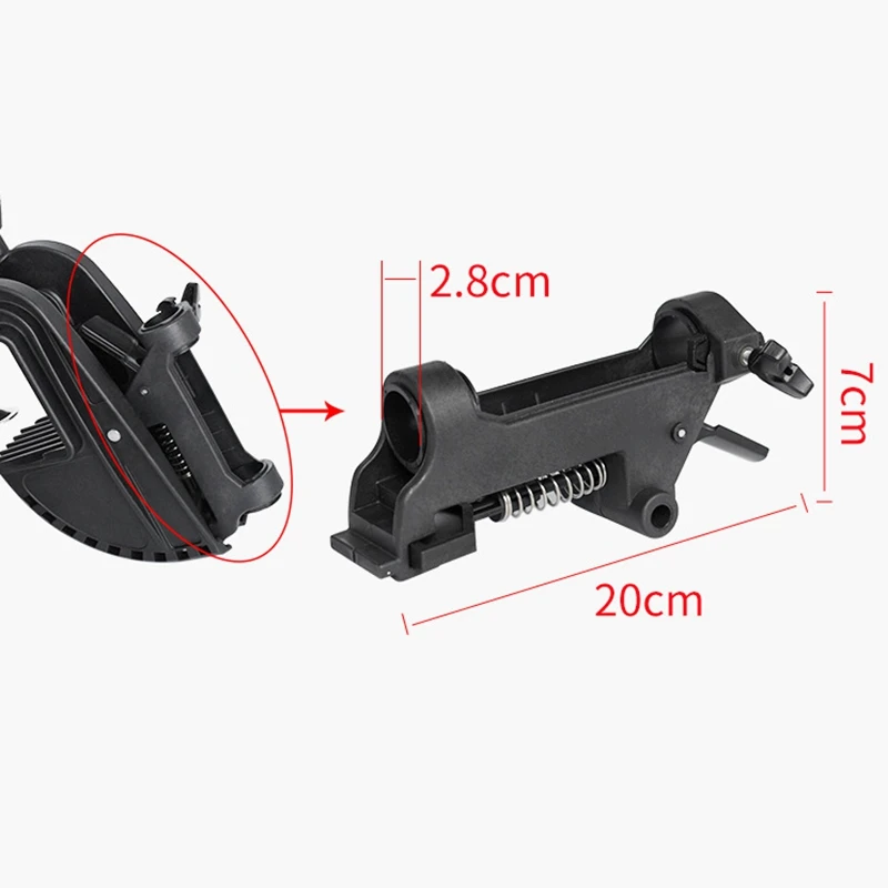 Kayak Motor Mount Stent Bracket Fishing Boat Electric Trolling Plastic Motor Stent Hinge Hanger Clamp Outboard Holder HOT