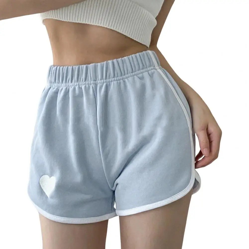 Trendy Running Shorts Comfortable Daily Wear Shrink-resistant Summer Sporty Workout Shorts