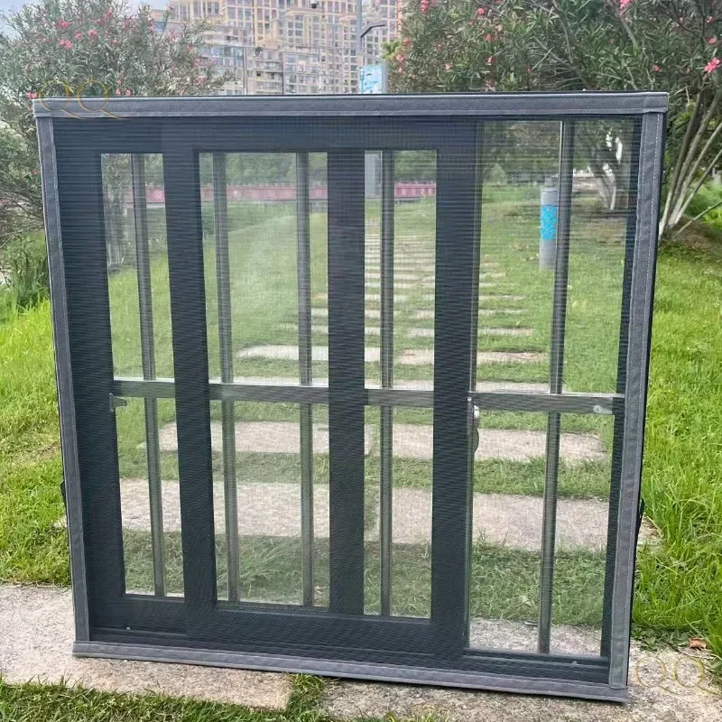 Brand New Gray Durable Unobstructed Customizable Size Mosquito and Dust Proof Invisible Design Customizable Size Screen Window 2