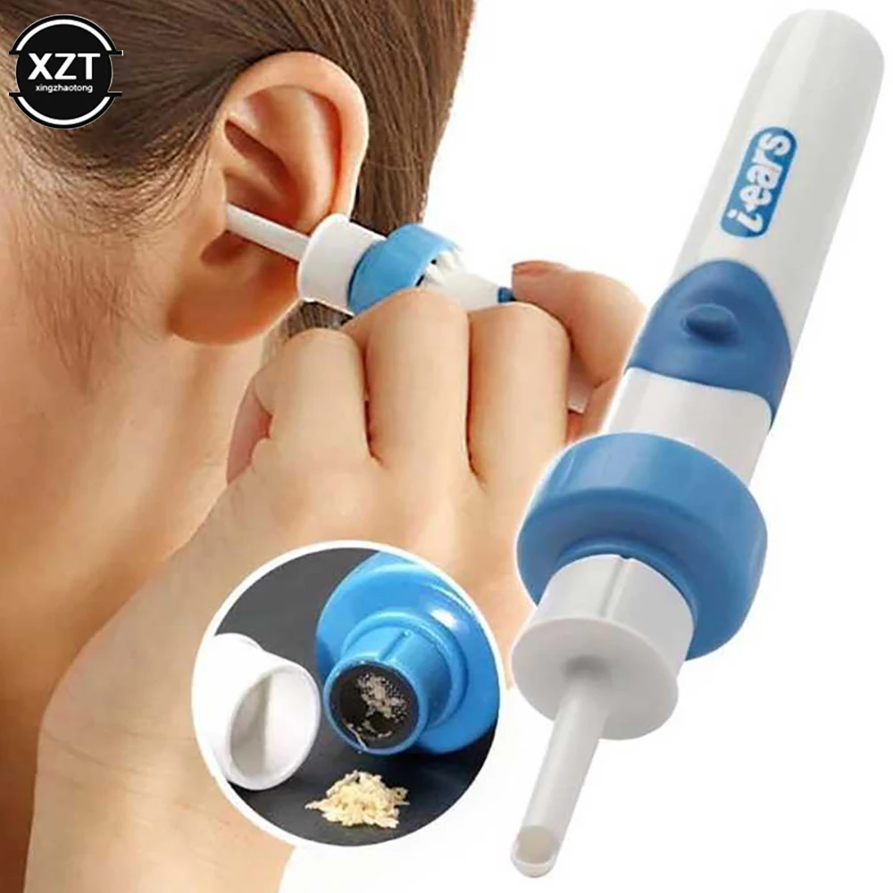 1Set Ear Cleaner Electric Digging Ears Spoon Ear Wax Cleaner Electric Earpick Ear Spoon For Adults Ear Massage Device No Battery