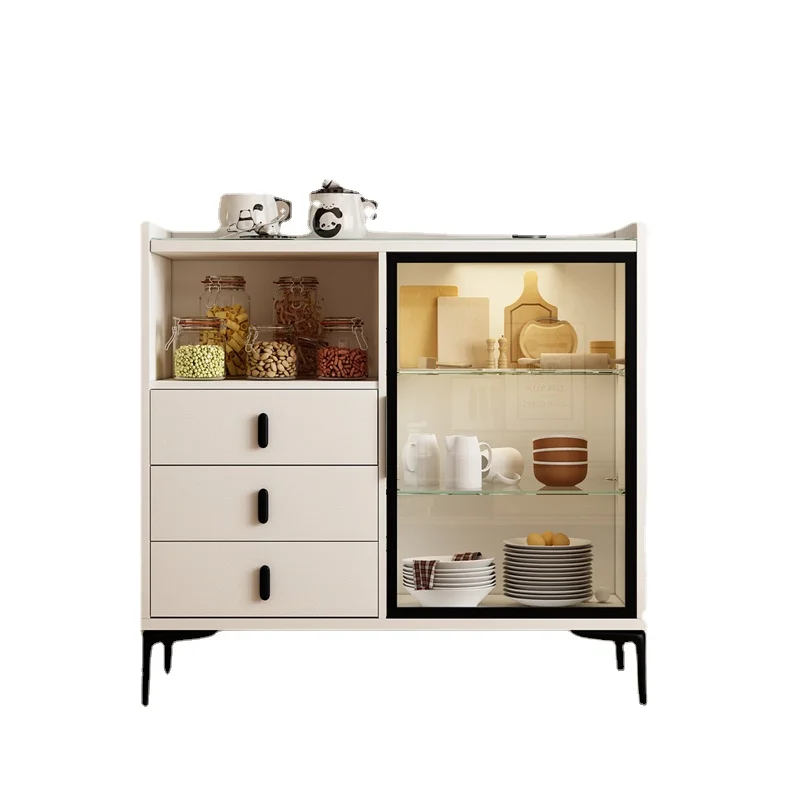 

Hxl American Cream White Side Cabinet Storage Tea Cabinet Kitchen Storage Cabinet Tea Side Cabinet