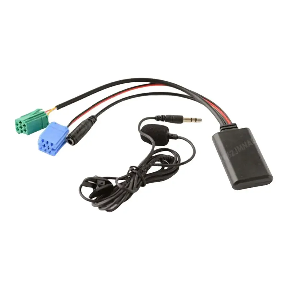 Car Bluetooth-Compatible Module Handsfree Wireless Bluetooth-Compatible Module Audio Cable Adapter for Renault Update List Radio