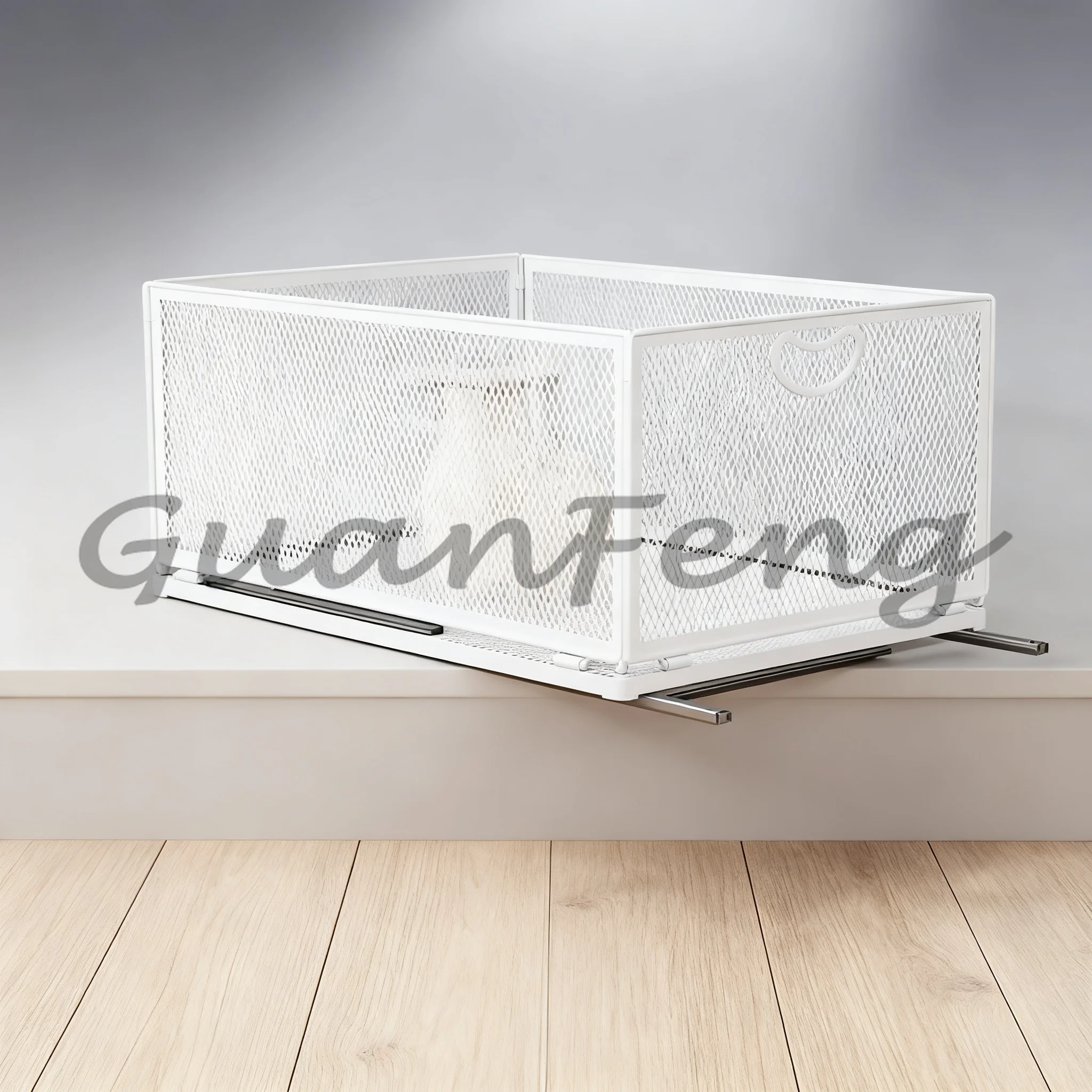 Space Saving Kitchen Pull-out Sliding Basket, Under Sink Cabinet Drawer Rack, Snack Storage Organizer
