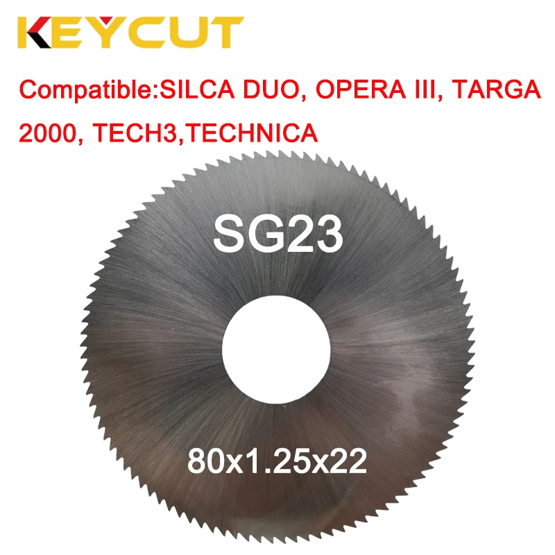 

SILCA Milling cutter SG23 80x1.25x22 Fits SILCA DUO & DUO PLUS Key Machine Aftermarket Locksmith Tools