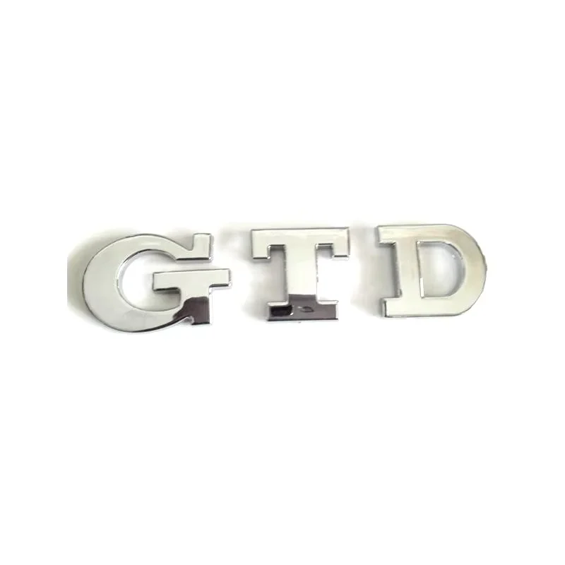 

ABS Plastic Small GTD Car Stickers Emblems Auto Rear Back Badges Logos