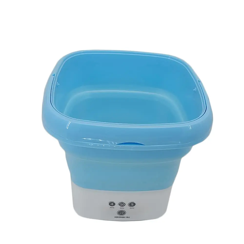 Portable Folding Washing Machine With Dryer Bucket Clothes Travel Washer