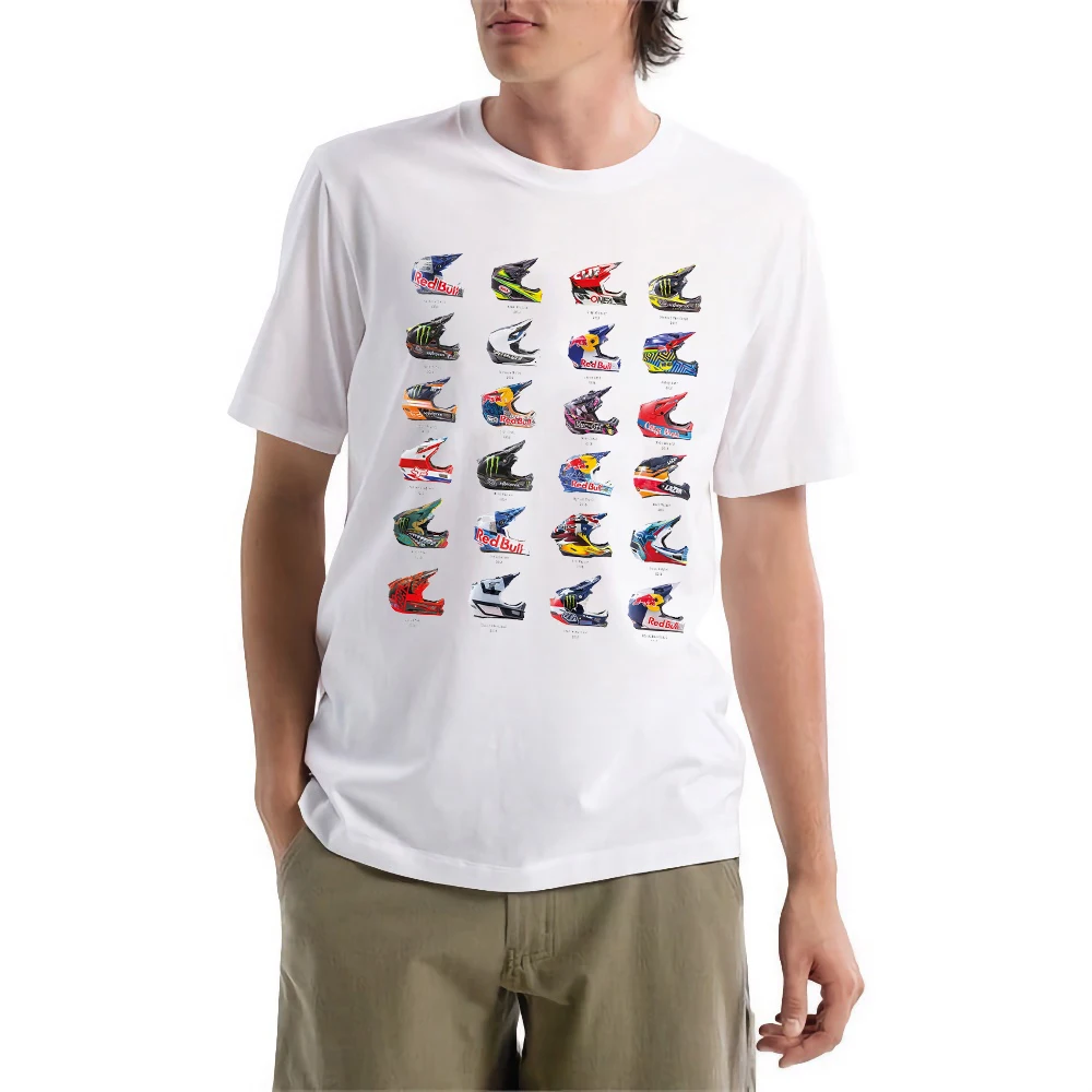 

FPACE Mountain Bike Sport Men T-Shirt MTB Helmets Printed T shirt Bicycle Men's Clothing Women Oversized t-shirt