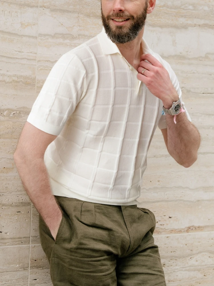 

Pampa& Men's Premium Casual irt Summer ort Sve Combed Cotton Faion Urban Stand Fit Color