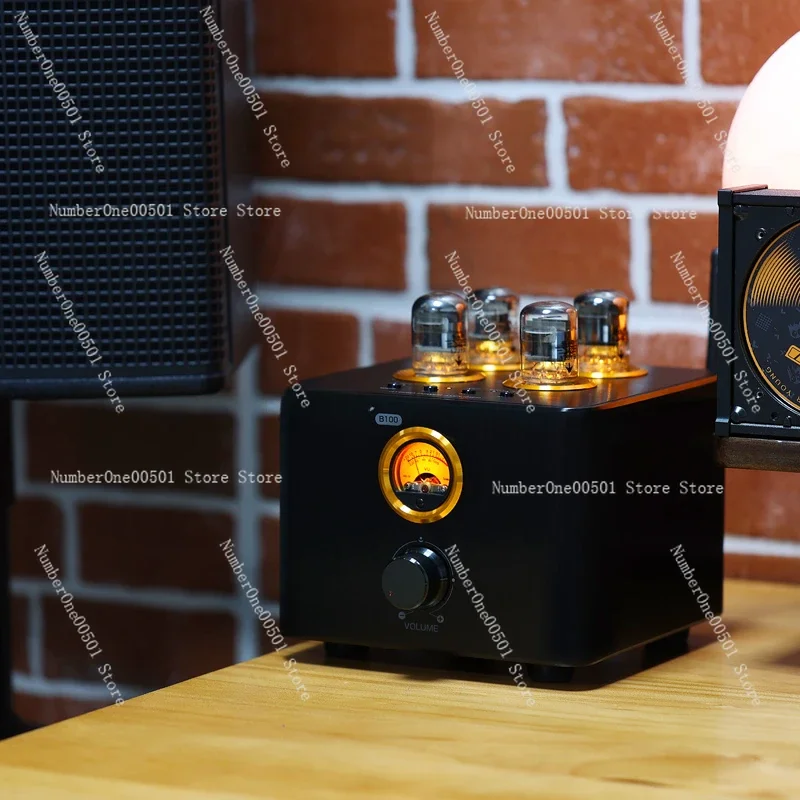 Bluetooth 5.0 Bile Vacuum Tube Power Amplifier USB DAC Fiber Coaxial Full Decoder All-in-One with Headphone Amp. LBW095.