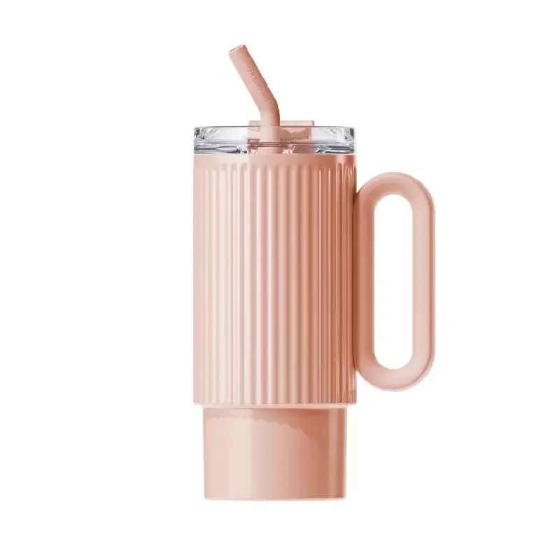 Nordic Giant Thermal Cup Stainless Steel Tea Water Separation Vessel 1L Large Capacity Straw Direct Drinking Dual Mode