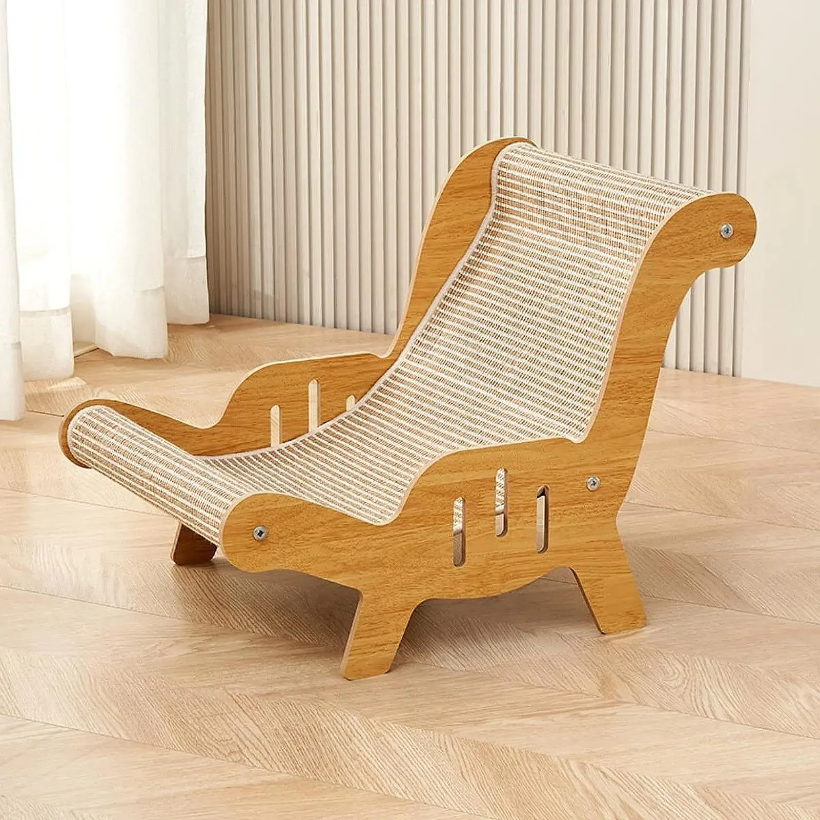 Chaise longue en Sisal pour chat, lit à gratter en Sisal, chaise de plage pour chat, meubles pour animaux de compagnie, chiots, chiens, chat, chat, petit Animal, tapis pour chien