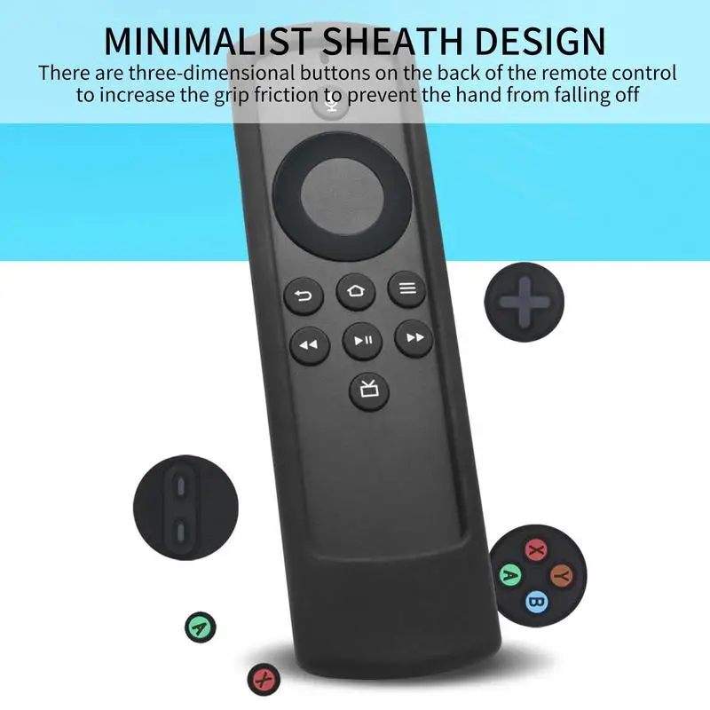 TV Stick Case Silicone Remote Case For Fire TV Sticks 2021ALEXA 3rd Gen 3rd Soft Silicone Cover Dust Anti-Slip Skin Shell