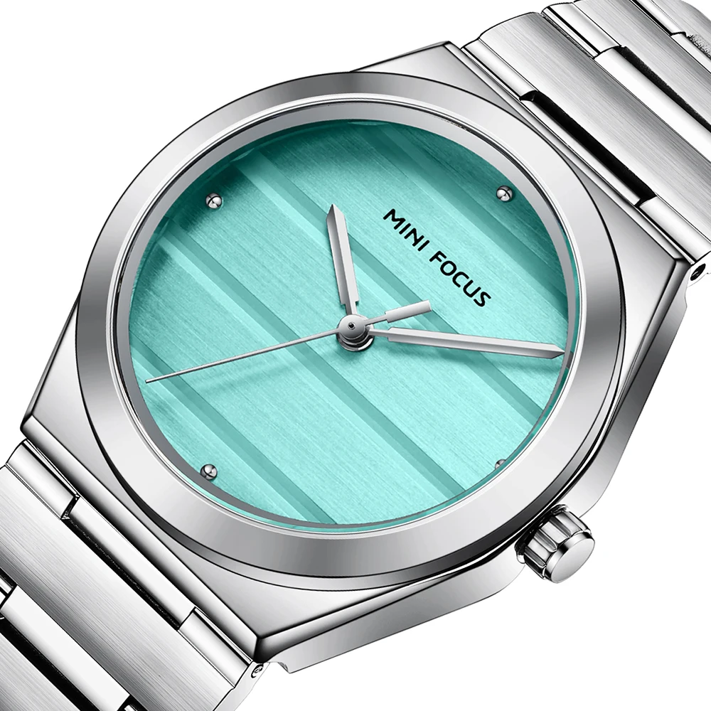 

MINI FOCUS женские элегантные часы из нержавеющей стали вечерние модные кварцевые наручные часы подарок Relogio Feminino 0611L