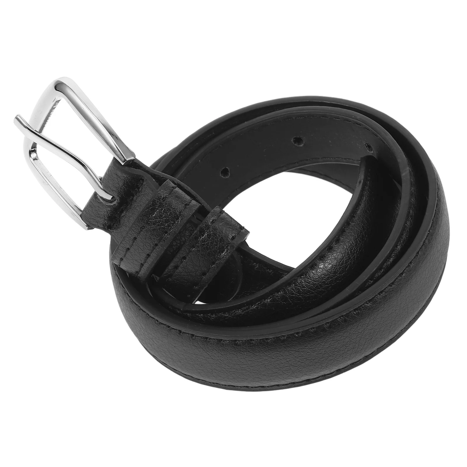 

PU Simple Belt for Women Metal Buckle Dress Pants Waist Belt Adjustable Vintage Wide Fashion Accessory