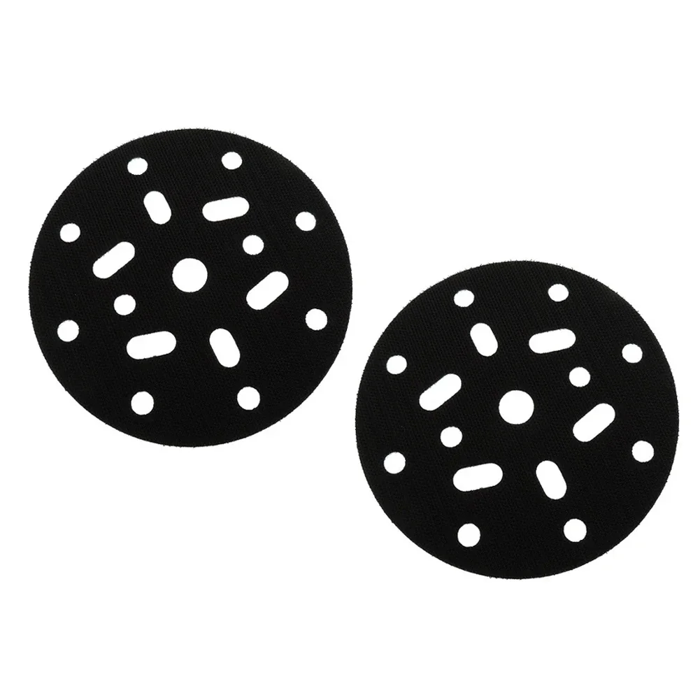 2 uds 17 agujeros 6 pulgadas/150mm papel de lija carpintería disco de molienda de Metal herramientas de pulido herramientas eléctricas discos de lijado de protección