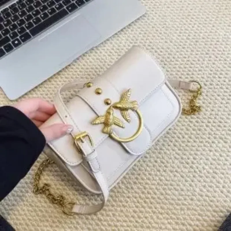 A New, Fashionable, Unique and Luxurious Brand Designed Women's Bag Featuring Elegant and Classic Style of Swallows.