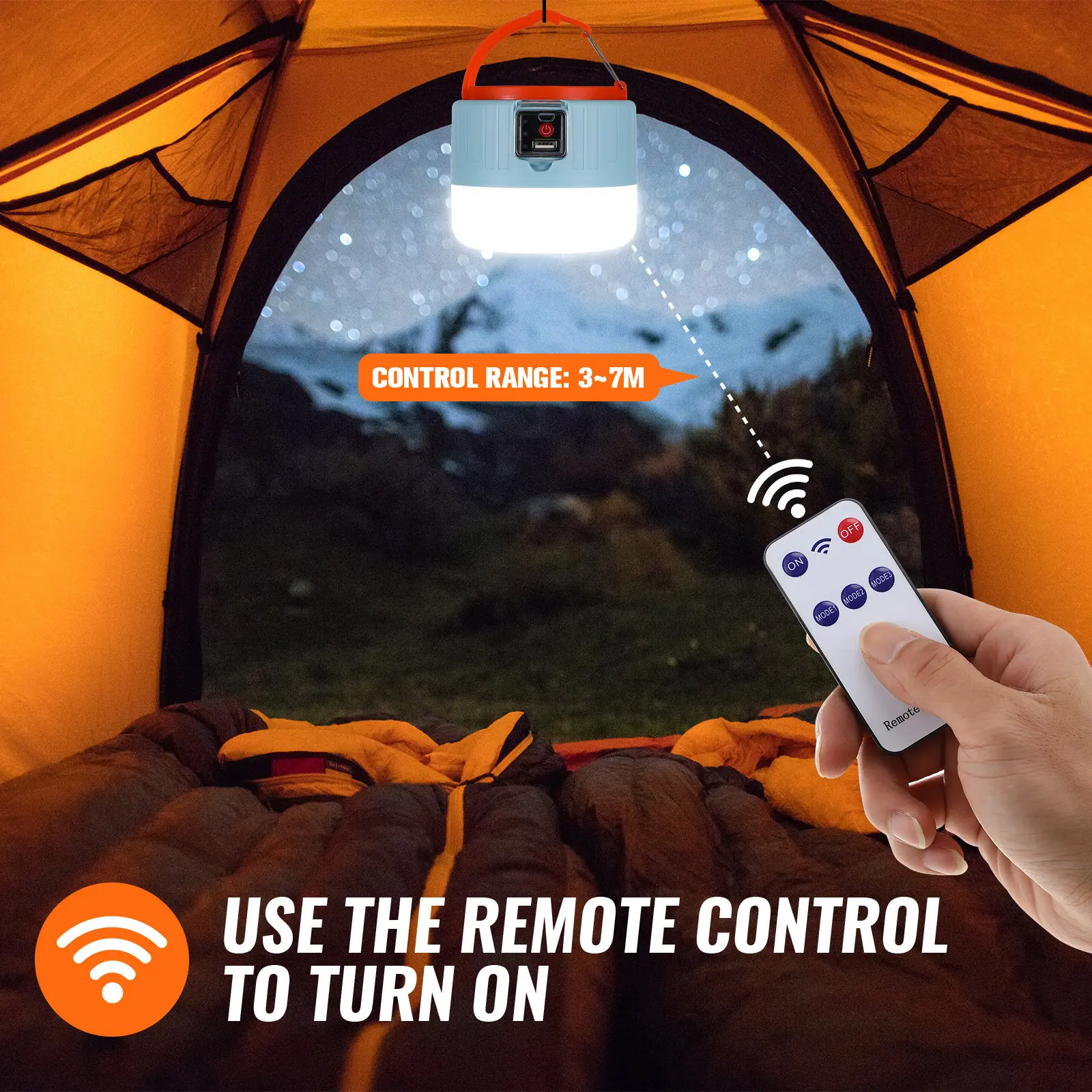 

Солнечный кемпинговый фонарь, многофункциональный, с тремя режимами, USB-перезаряжаемый, с дистанционным управлением, интеллектуальным индикатором заряда, для использования на улице