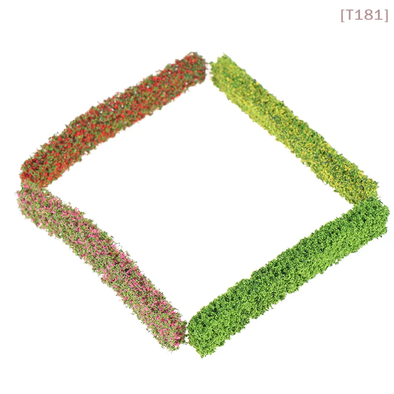 

2 шт. Зеленые полосы для кустарников, имитация травяного забора, материалы для DIY-моделирования миниатюрных садов и ландшафтов, для использования на улице и в помещении