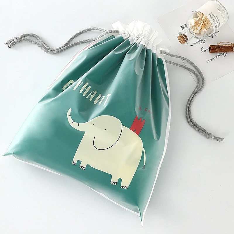 1pc Waterproof Drawstring Double Drawstring Pouch Sub Drawstring Travel Organiser