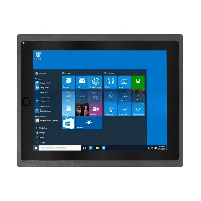 12 inch industrial panel mon itor 1000nits multi-points PCAP touch screen mo nitors