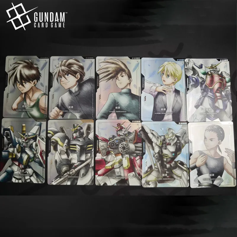 

Официальный набор Bandai Gundam Premium Set PB01: Новые энергетические карты Gundam Wing 10 (Китайская версия) GCG Games, аниме-карты, изысканный подарок-игрушка