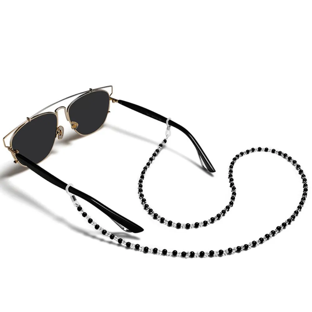 

Набор из 4 шт. многофункциональных цепочек для очков: стильный, креативный ремешок-держатель для очков и маски, предотвращающий потерю, с нескользящим покрытием