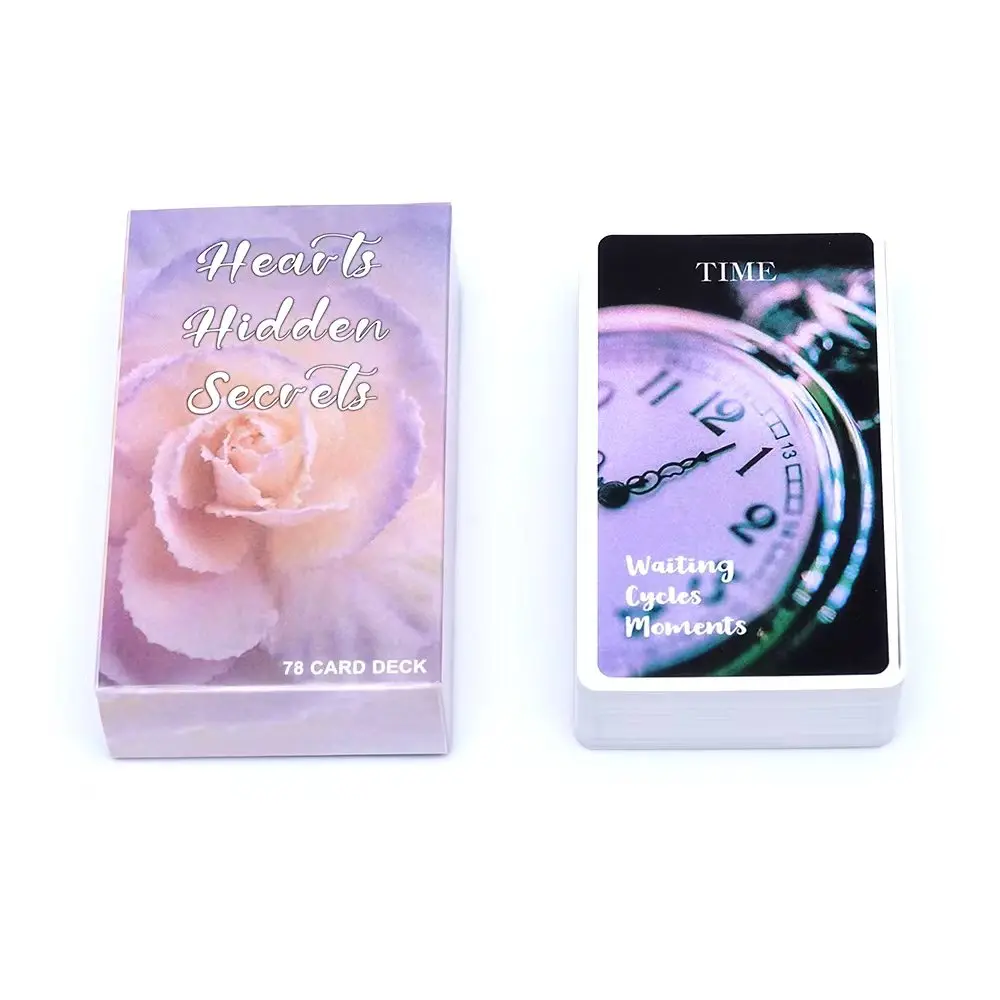 قلوب أسرار مخفية أوراكل بطاقات التارو سطح السفينة حالات بطاقات لامعة التوأم لهب سطح السفينة المشاعر رسائل سطح السفينة 78 بطاقة مجلس Gam #4