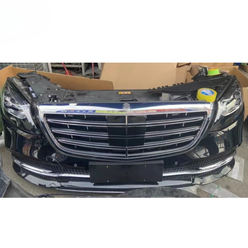 Used Condition Front Bar Assembly Body Kit for Mercedes S-Class W222 Plastic Hood Fender Car Bumpers