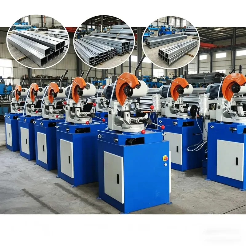 CE Certification Industrial Pneumatic Metal Tube Cutter Circular Saw Machine for Steel Pipe Cutting No Burr Tube Cutting