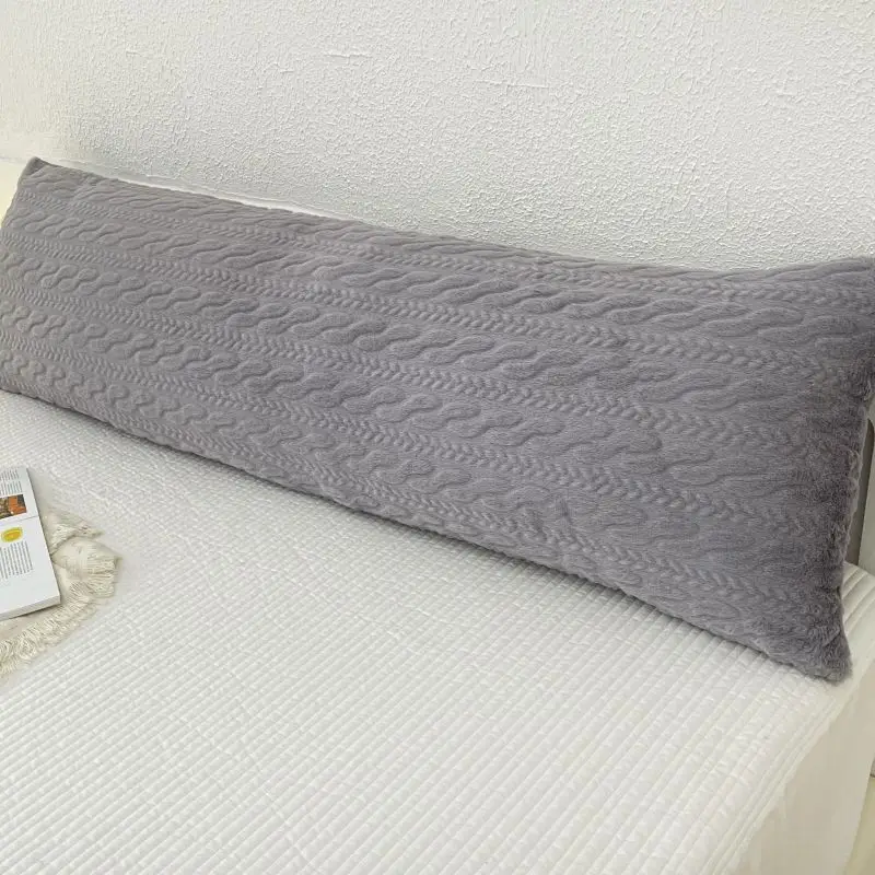 

120/150/180cm Long Plush Pillowcase Winter Soft Warm Velvet Bedding Body Pillow Cover Home Decor Couple Pillow Case