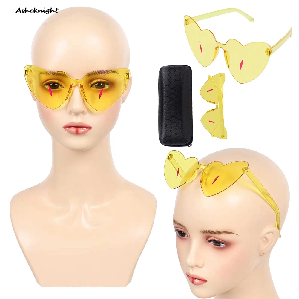 

TV Hell Inn Cosplay Sir Pentious Cosplay Yellow Glasses Halloween Party Disguise Gifts Roleplay Costume Accessories Outfit Prop