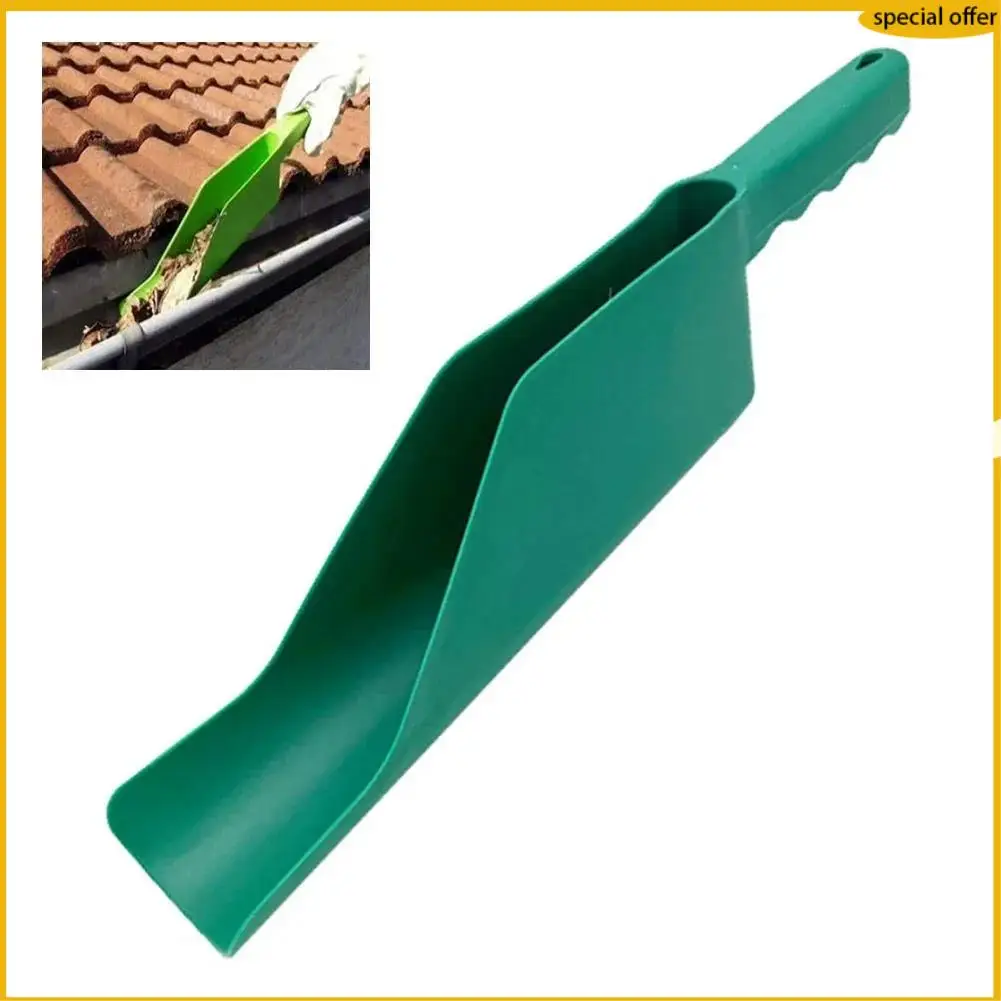 

A50I Gutter Shovel Home Garden Roof Leaves Gutter Cleaning Shovel Tool Dirt Debris Removal Tool