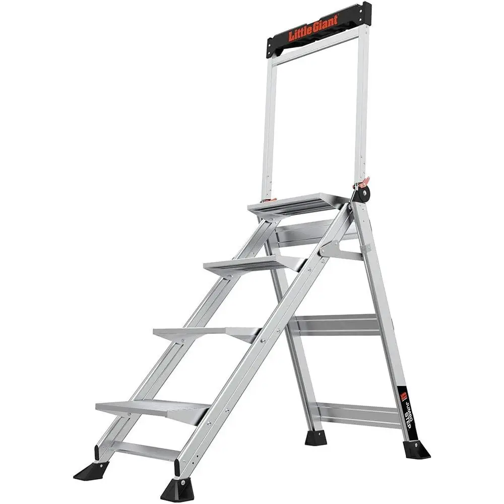 

Лестница-стремянка Jumbo Step, 4 ступени, 3 ступени, 2-ступенчатая, тип 1AA, грузоподъемность 375 фунтов (11904), серая
