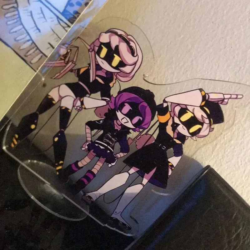 Anime Murder Drones Uzi Doorman N V Cosplay Standing Plate Kawaii Creative Acrylic 2Pcs/set Figure Stand Desktop Ornament Prop - view 3