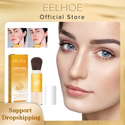 Spf50 Sunscreen Loose Powder Sunblock Skin Protective Waterproof Invisible Pore Solar Blocker Brighten Oil Control Makeup Powder