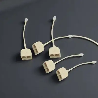 5Pcs Rj11 Socket Splitter Male to Female Landline Telephone Adapter Telephone Plug Splitter Two Way Phone Line Converter