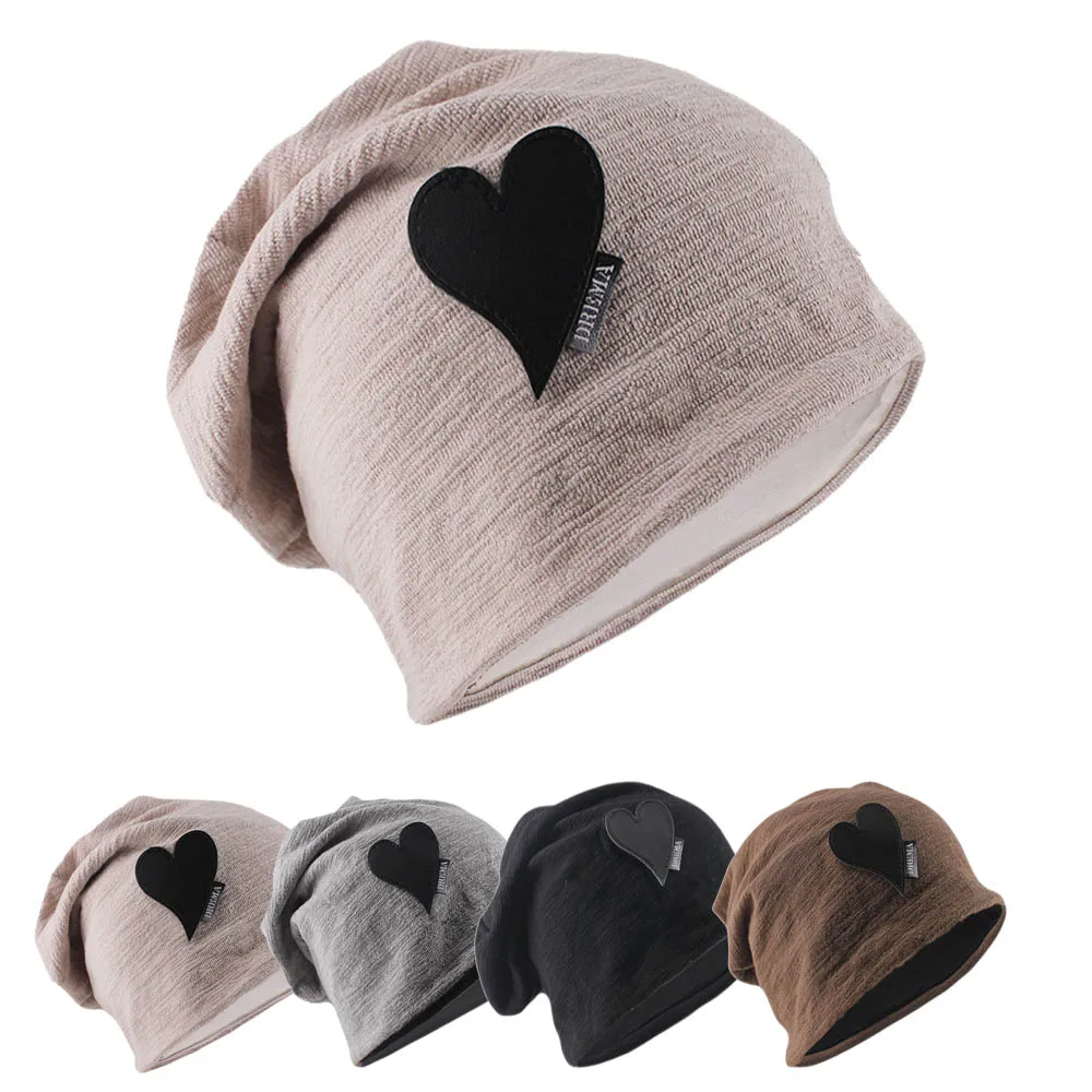 موضة Beanies جديد المرأة بلون بونيه قبعة الربيع الصيف رقيقة عادية Skullies Beanies الرجال في الهواء الطلق الحب قبعة Gorras